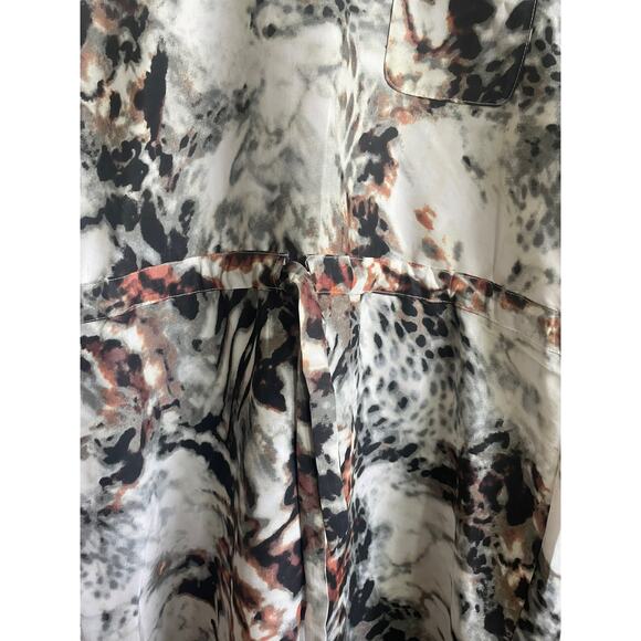 Relativity Dress Women M Muted Abstract Animal Print Whimsigoth‎ Retro Y2K NEW - Picture 8 of 12